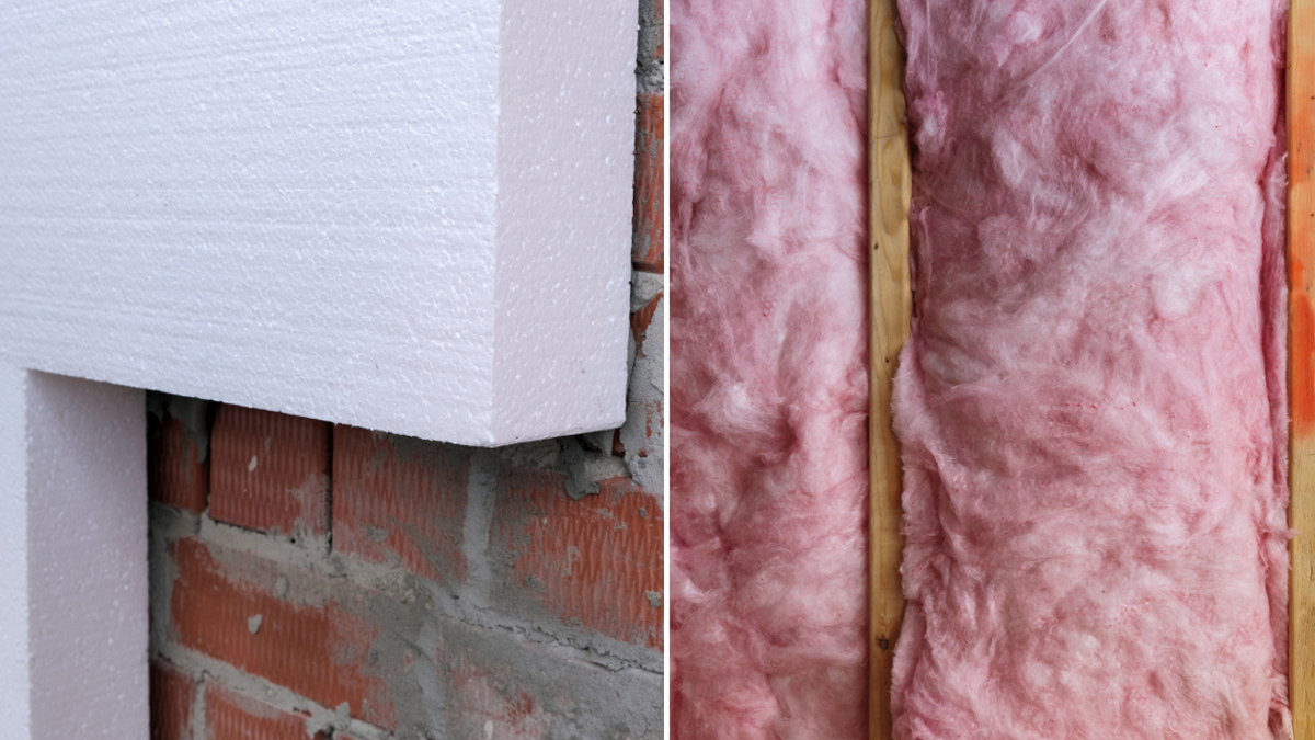rigidfoam styrofoam insulation vs fiberglass