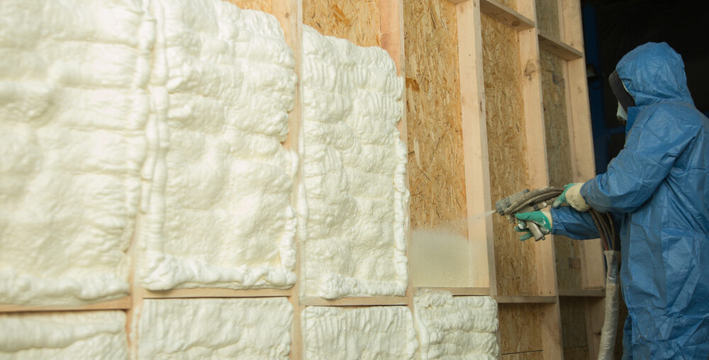 spray foam insulation new home construction