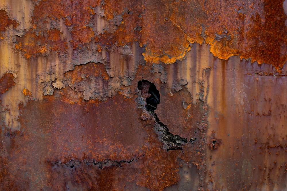 spray foam for rust repair