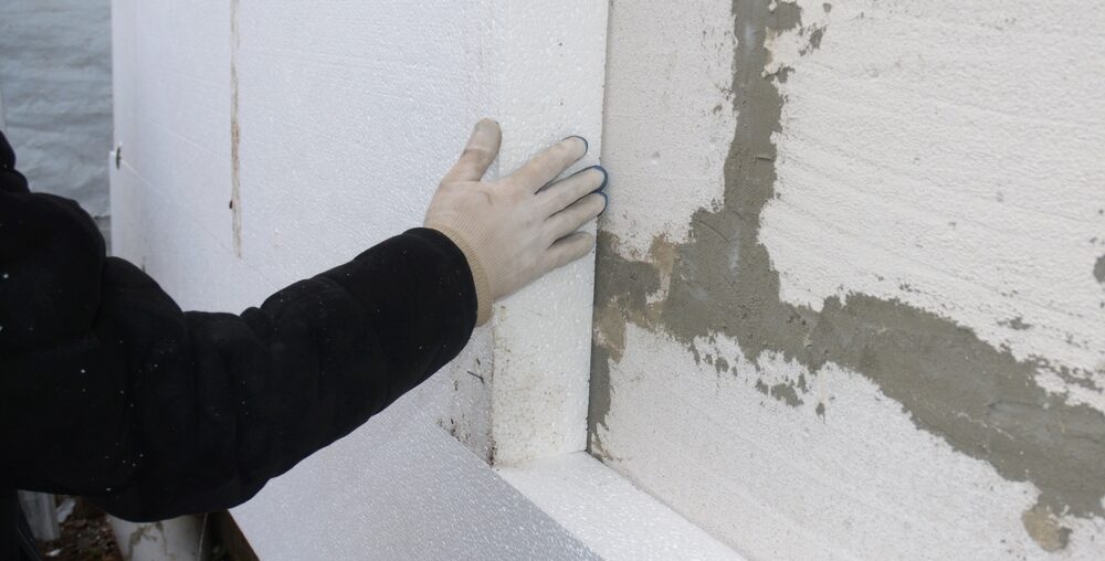 how to install foam board insulation on exterior walls