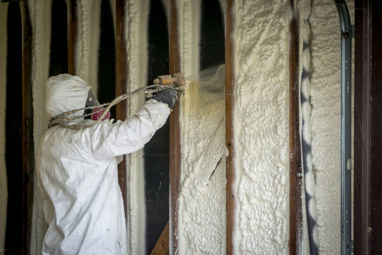 where to use spray foam insulation